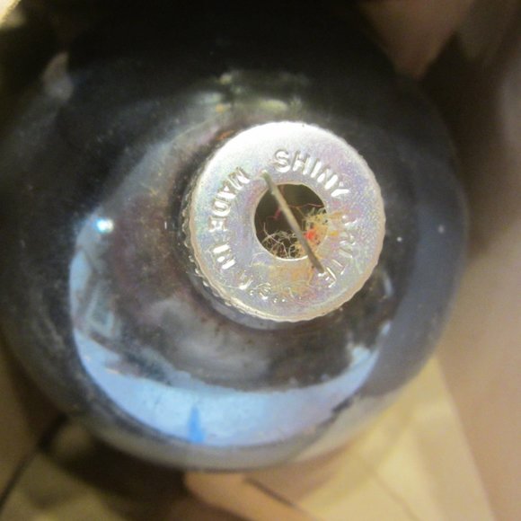 VTG SHINY BRITE ORNAMENTS, 2 BOXES, 3.5'' BALL, GLASS ORNAMENTS - Picture 3 of 11